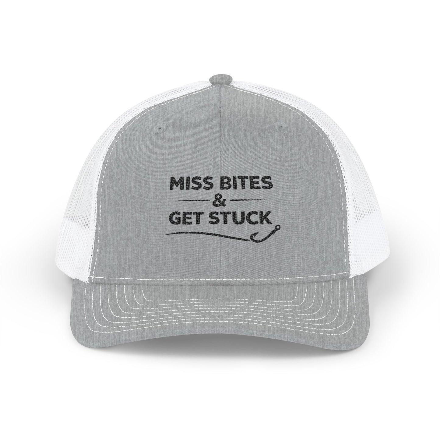 Miss Bites & Get Stuck Embroidered Trucker Cap