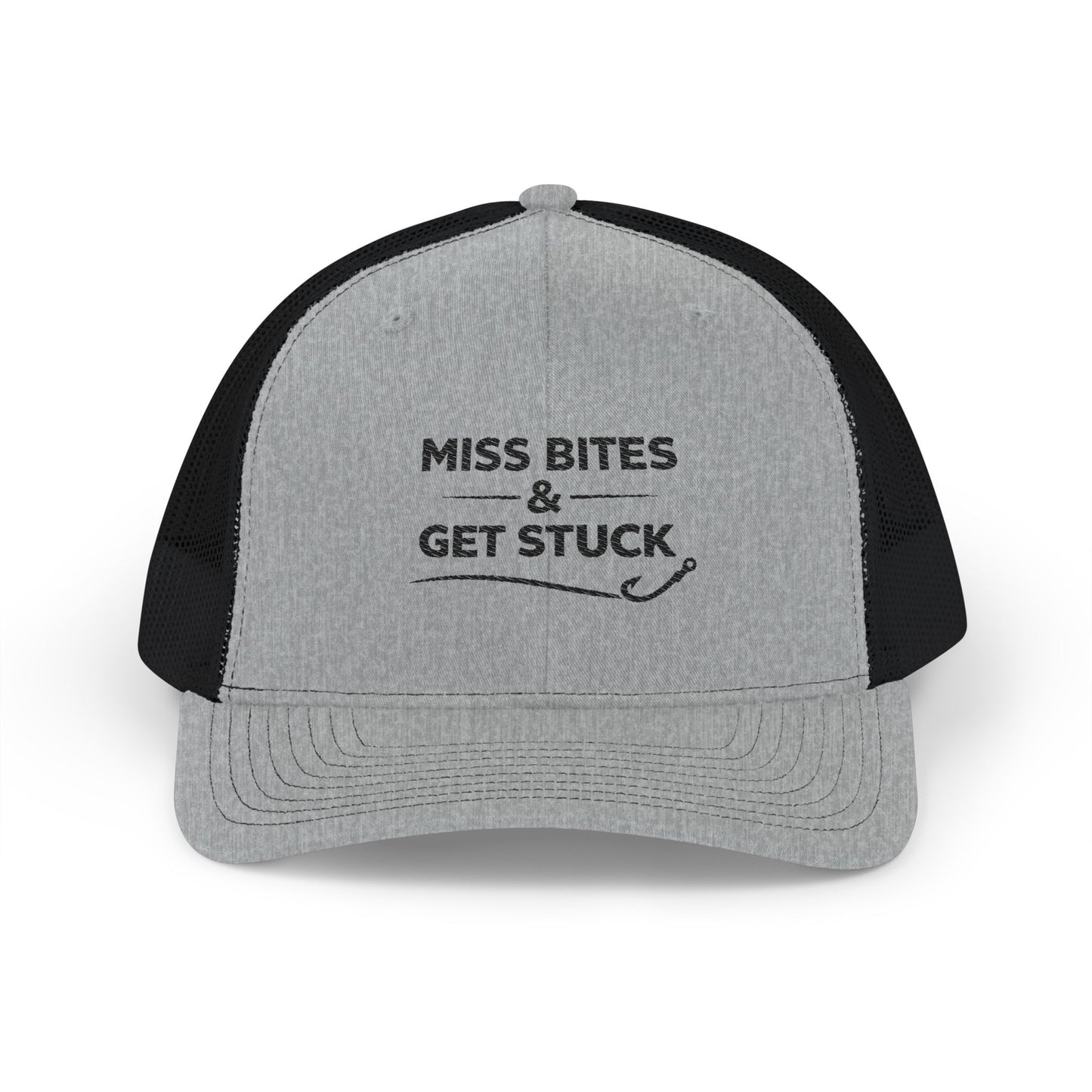 Miss Bites & Get Stuck Embroidered Trucker Cap
